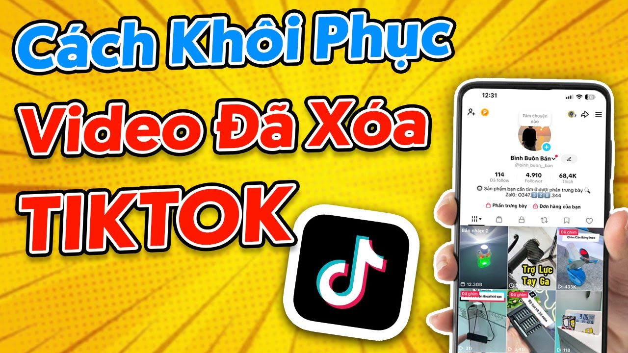 Bảng so sánh nhanh 3 phương pháp khôi phục video TikTok